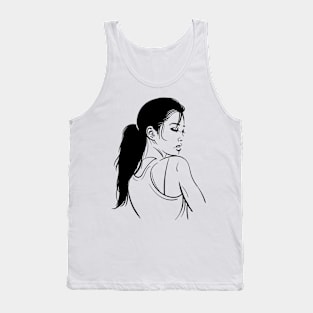 Woman portrait Tank Top